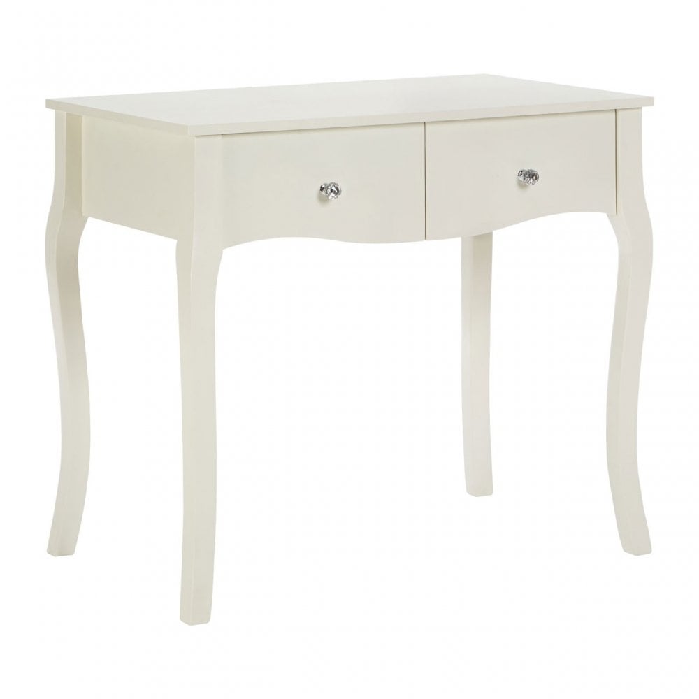Emily Kids Fir Wood and Mdf Dressing Table In Cream
