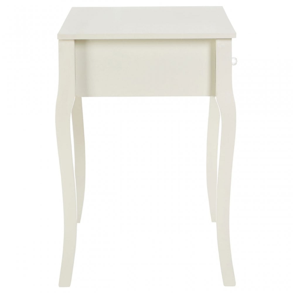 Emily Kids Fir Wood and Mdf Dressing Table In Cream