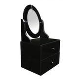 Dresser Unit, Glass, Black