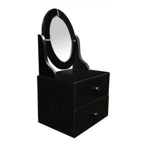 Dresser Unit, Glass, Black