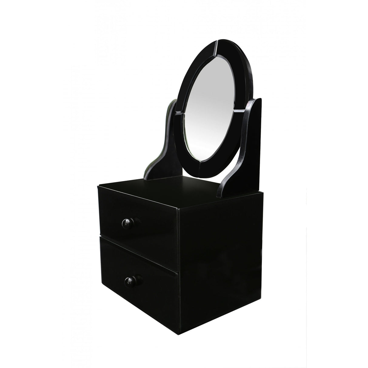Dresser Unit, Glass, Black