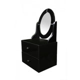 Dresser Unit, Glass, Black