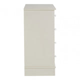 Emily Kids Fir Wood and Mdf Drawer Chest In Cream
