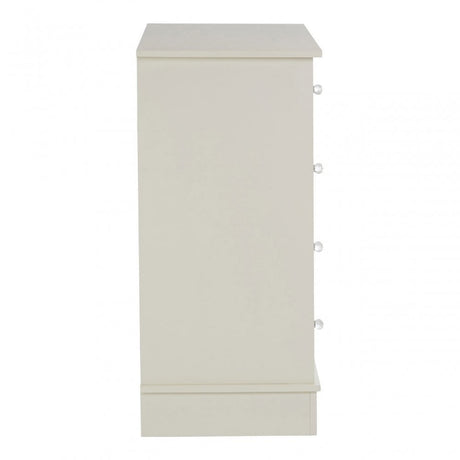 Emily Kids Fir Wood and Mdf Drawer Chest In Cream