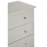 Emily Kids Fir Wood and Mdf Drawer Chest In Cream