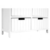 Fubb Drawer Chest, Wood, Paulownia Wood, White