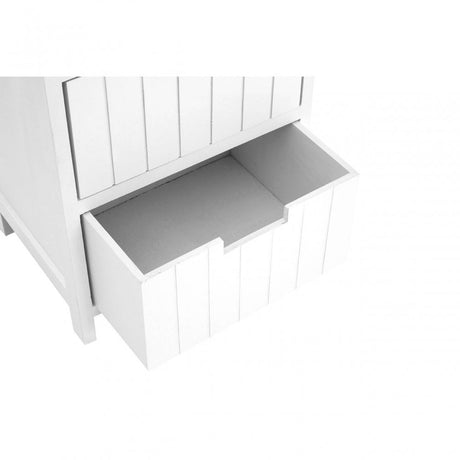 New England Drawer Chest, Wood, Paulownia Wood, White