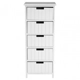 Fubb Drawer Chest, Wood, Paulownia Wood, White