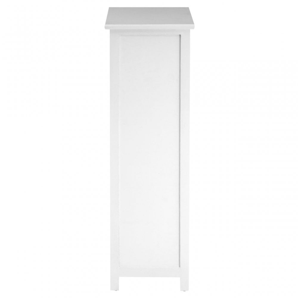 Fubb Drawer Chest, Wood, Paulownia Wood, White