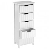 Fubb Drawer Chest, Wood, Paulownia Wood, White
