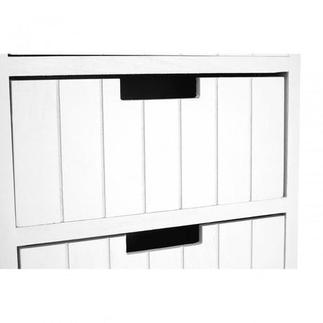 Fubb Drawer Chest, Wood, Paulownia Wood, White