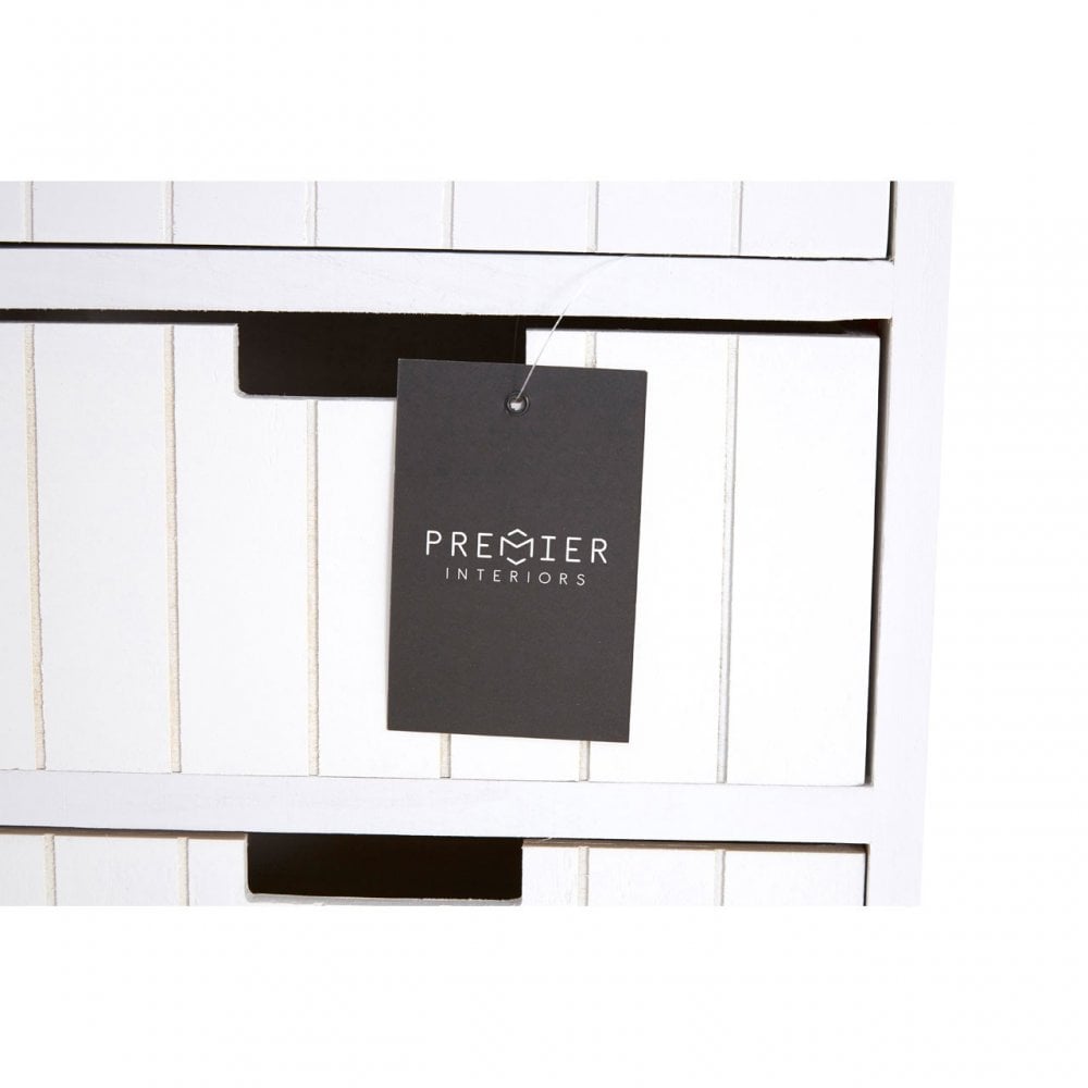 Fubb Drawer Chest, Wood, Paulownia Wood, White