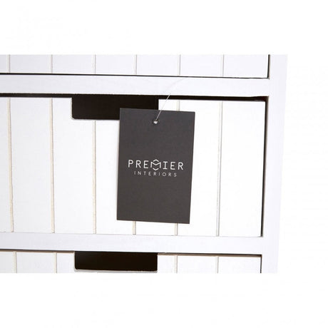 Fubb Drawer Chest, Wood, Paulownia Wood, White