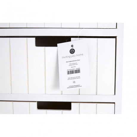 Fubb Drawer Chest, Wood, Paulownia Wood, White