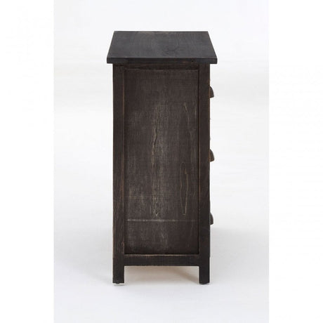 Urban Loft Drawer Chest, Paulownia Wood, Multi-Coloured