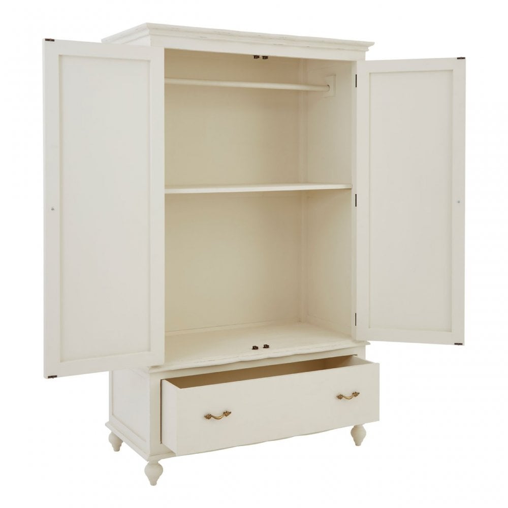 Charles Wardrobe, Bayur Wood, White