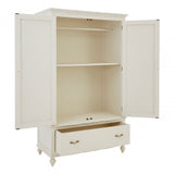 Charles Wardrobe, Bayur Wood, White