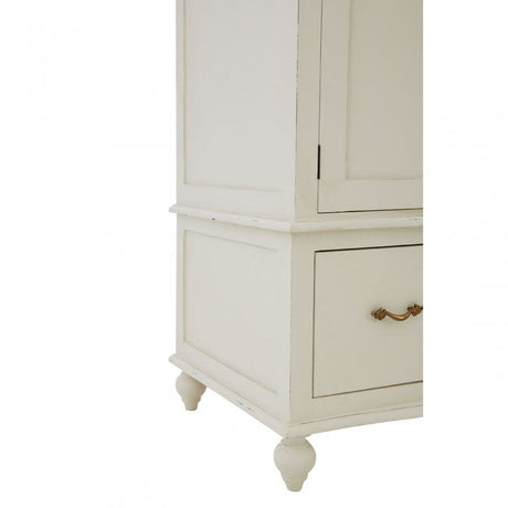 Charles Wardrobe, Bayur Wood, White