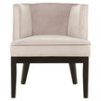 Daxton Light Grey Rounded Chair, Grey