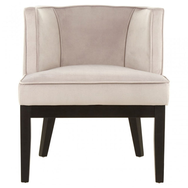 Daxton Light Grey Rounded Chair, Grey