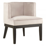 Daxton Light Grey Rounded Chair, Grey