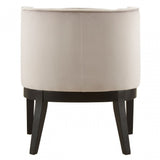 Daxton Light Grey Rounded Chair, Grey