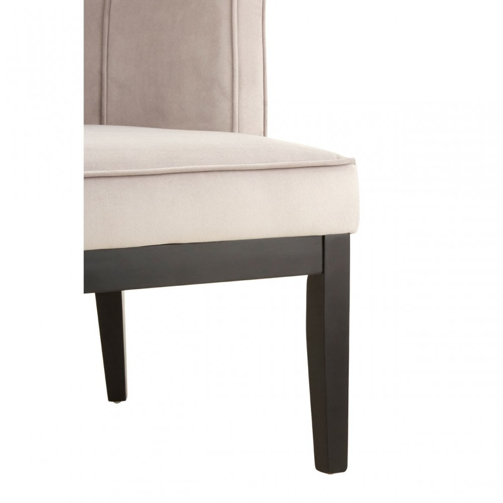 Daxton Light Grey Rounded Chair, Grey