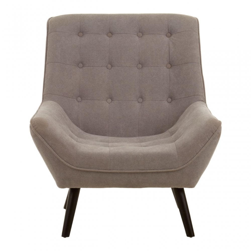 Jersey Grey Curved Seat Chair, Grey