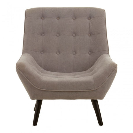 Jersey Grey Curved Seat Chair, Grey