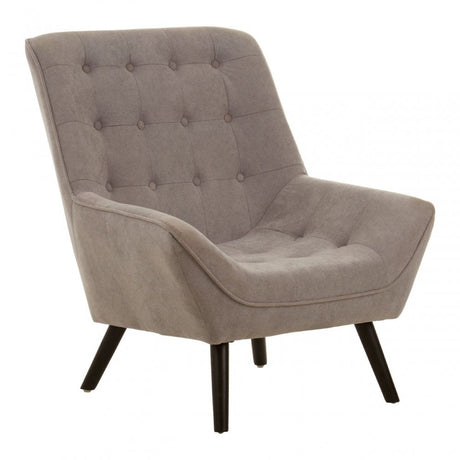 Jersey Grey Curved Seat Chair, Grey