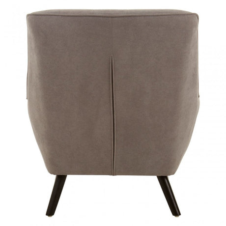 Jersey Grey Curved Seat Chair, Grey