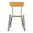 Brock Chair, Plywood, Steel, Yellow