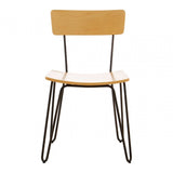 Brock Chair, Plywood, Steel, Yellow