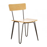 Brock Chair, Plywood, Steel, Yellow