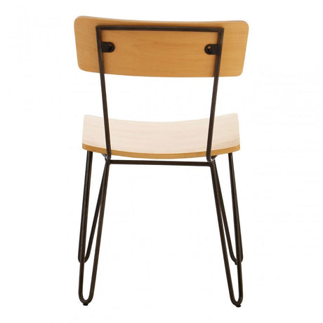 Brock Chair, Plywood, Steel, Yellow