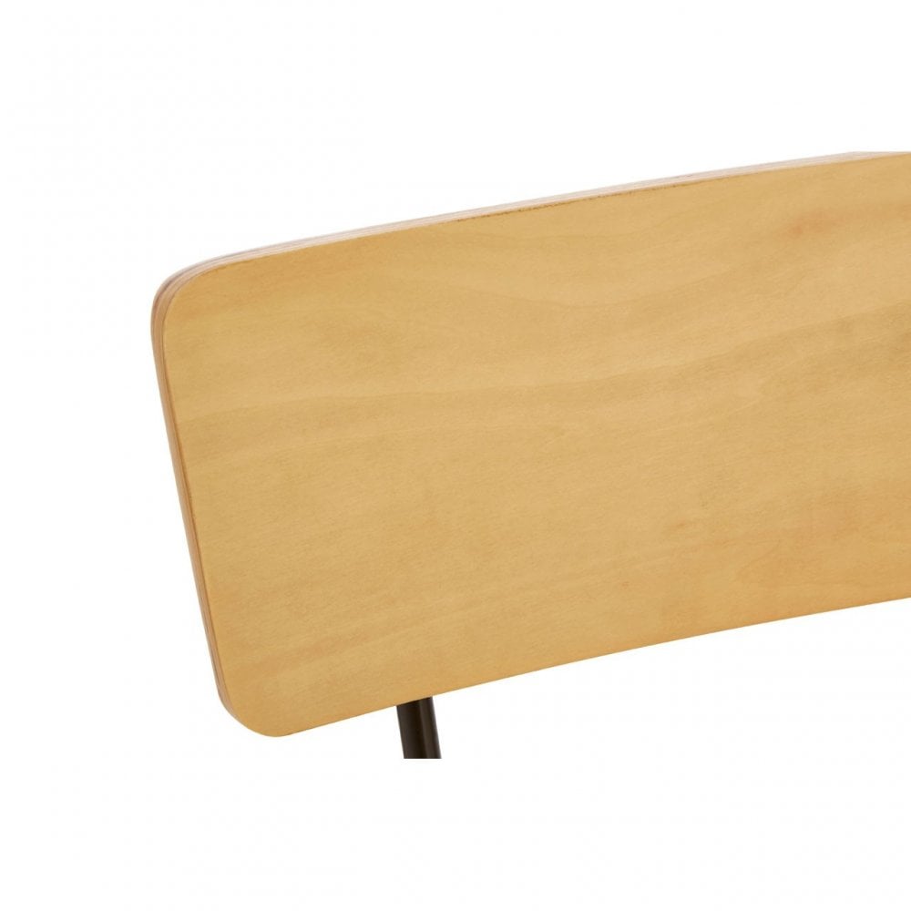 Brock Chair, Plywood, Steel, Yellow