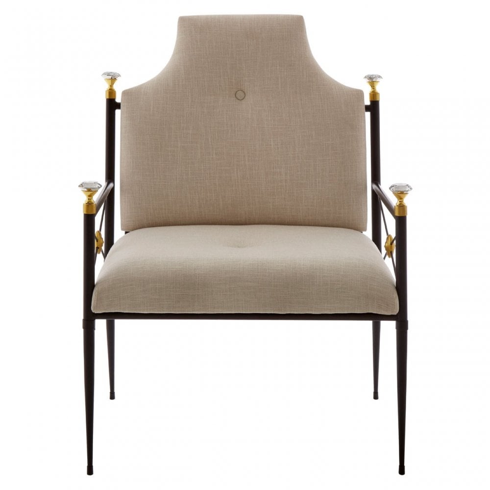 Monroe High Back Chair, Foam, Steel, Wood, Black