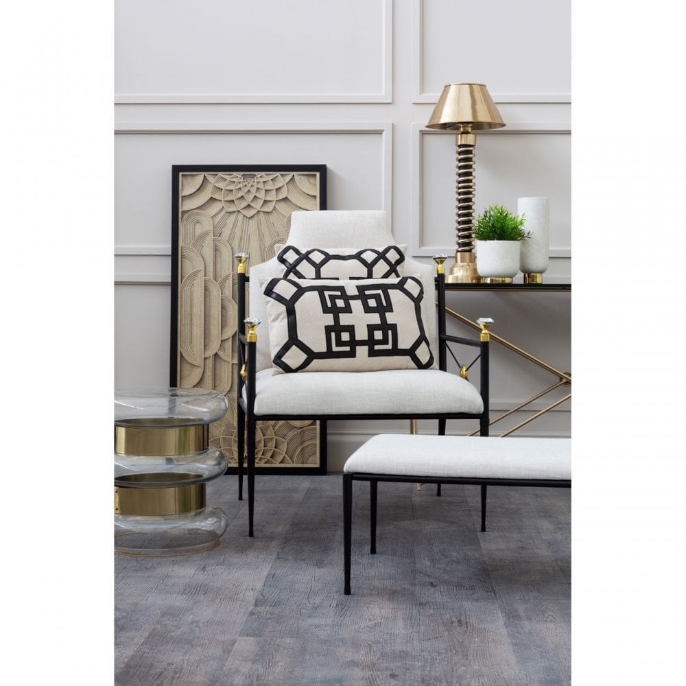 Monroe High Back Chair, Foam, Steel, Wood, Black