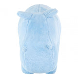 Childrens Blue Fur and Wood Hippo Animal Chair