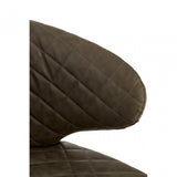 Brown Faux Leather Wingback Armchair, Birchwood, Brown