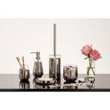 Elissa Cotton Jar, Glass, Silver