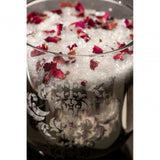 Elissa Cotton Jar, Glass, Silver