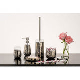 Elissa Cotton Jar, Glass, Silver