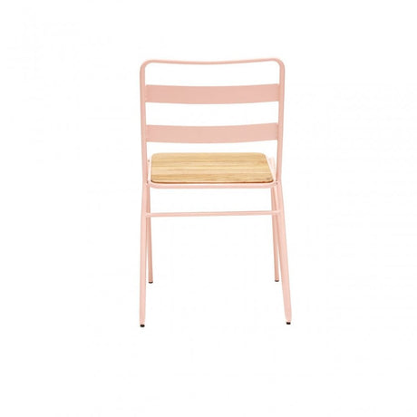 Brock Pink Metal Chair, Metal, Pink