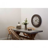 Lagom Rattan / Black Iron Chair, Iron, Rattan, Natural