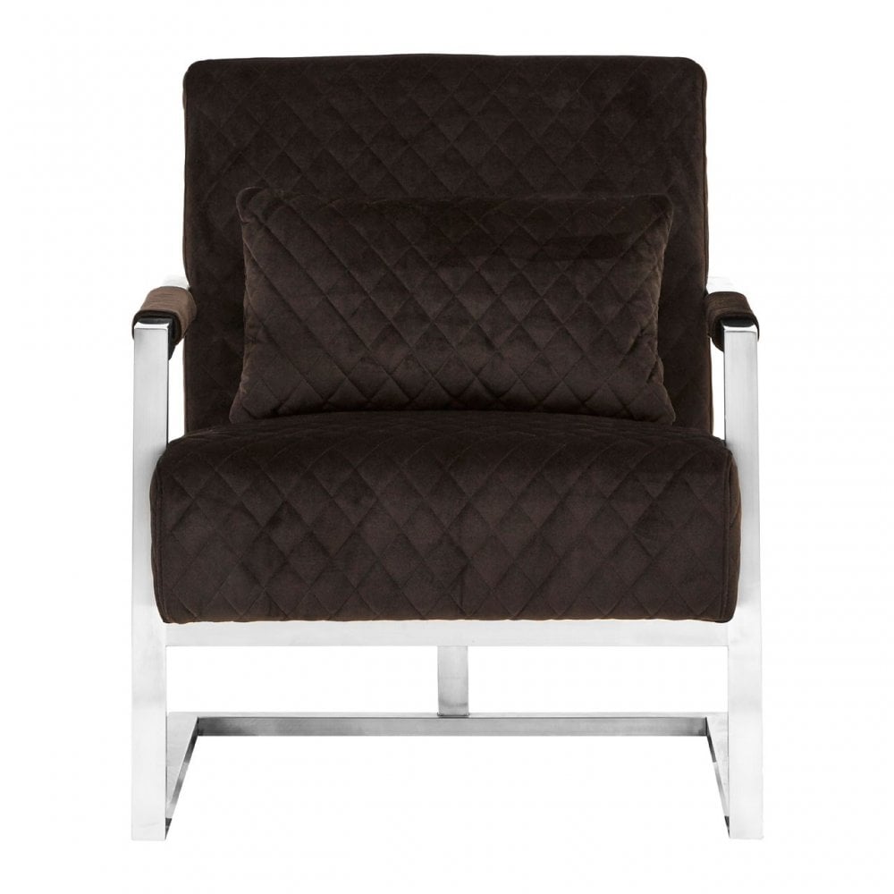 Gatsby Black Fabric Armchair, Pine Wood, Rubber, Black