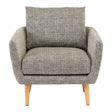 Alto Natural Fabric Armchair, Pine Wood, Fabric, Birchwood, Down, Natural