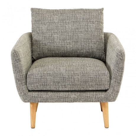 Alto Natural Fabric Armchair, Pine Wood, Fabric, Birchwood, Down, Natural