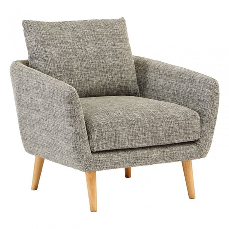 Alto Natural Fabric Armchair, Pine Wood, Fabric, Birchwood, Down, Natural