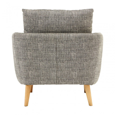 Alto Natural Fabric Armchair, Pine Wood, Fabric, Birchwood, Down, Natural
